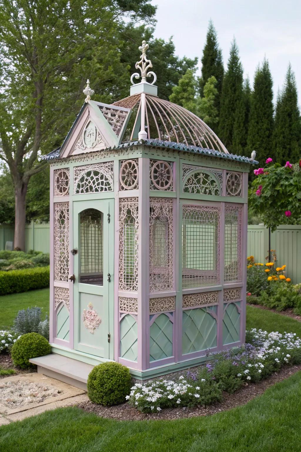 Elevate your backyard with Victorian elegance—charm and craftsmanship in every detail.