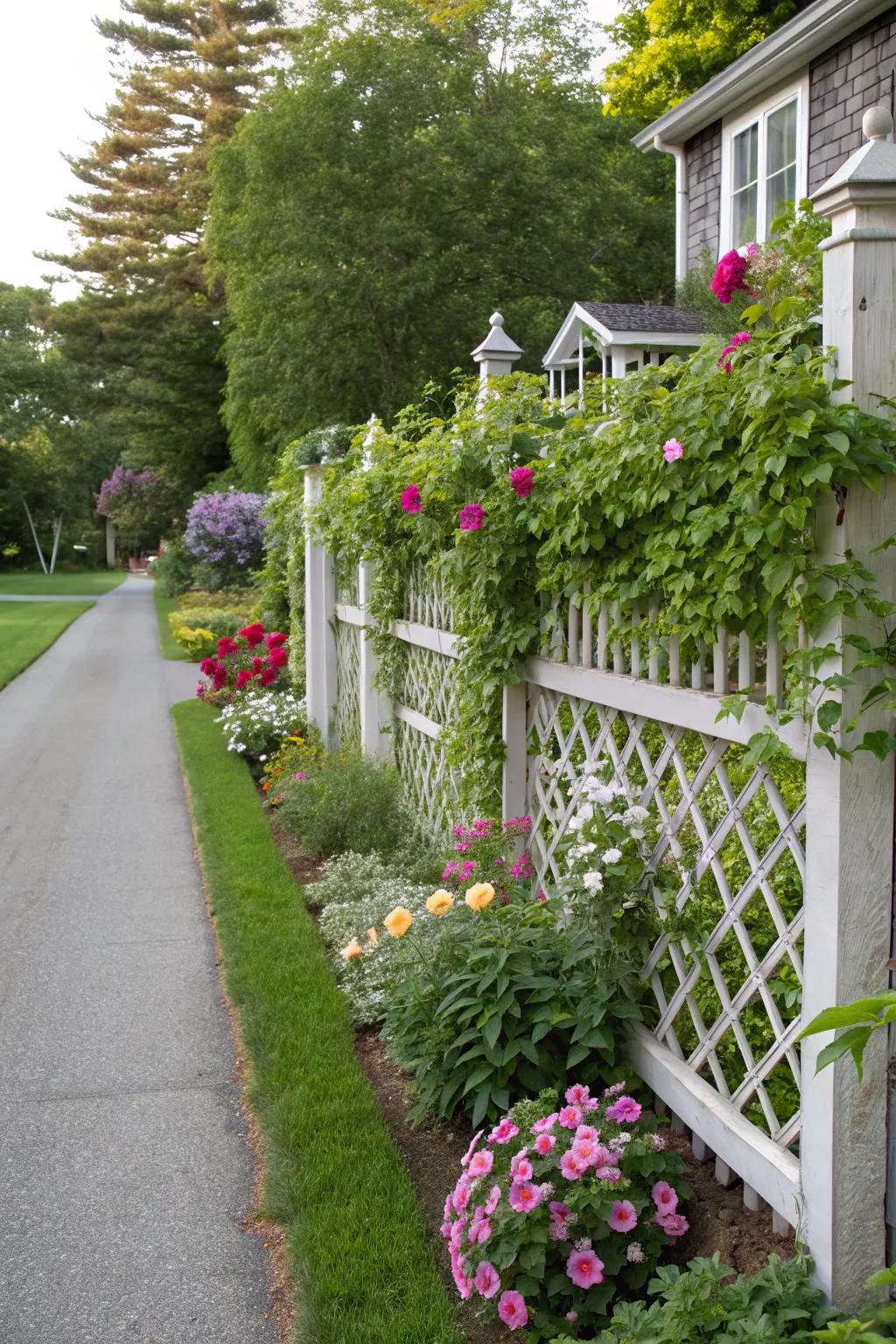 Weave boundaries are excellent for adding a decorative accent.