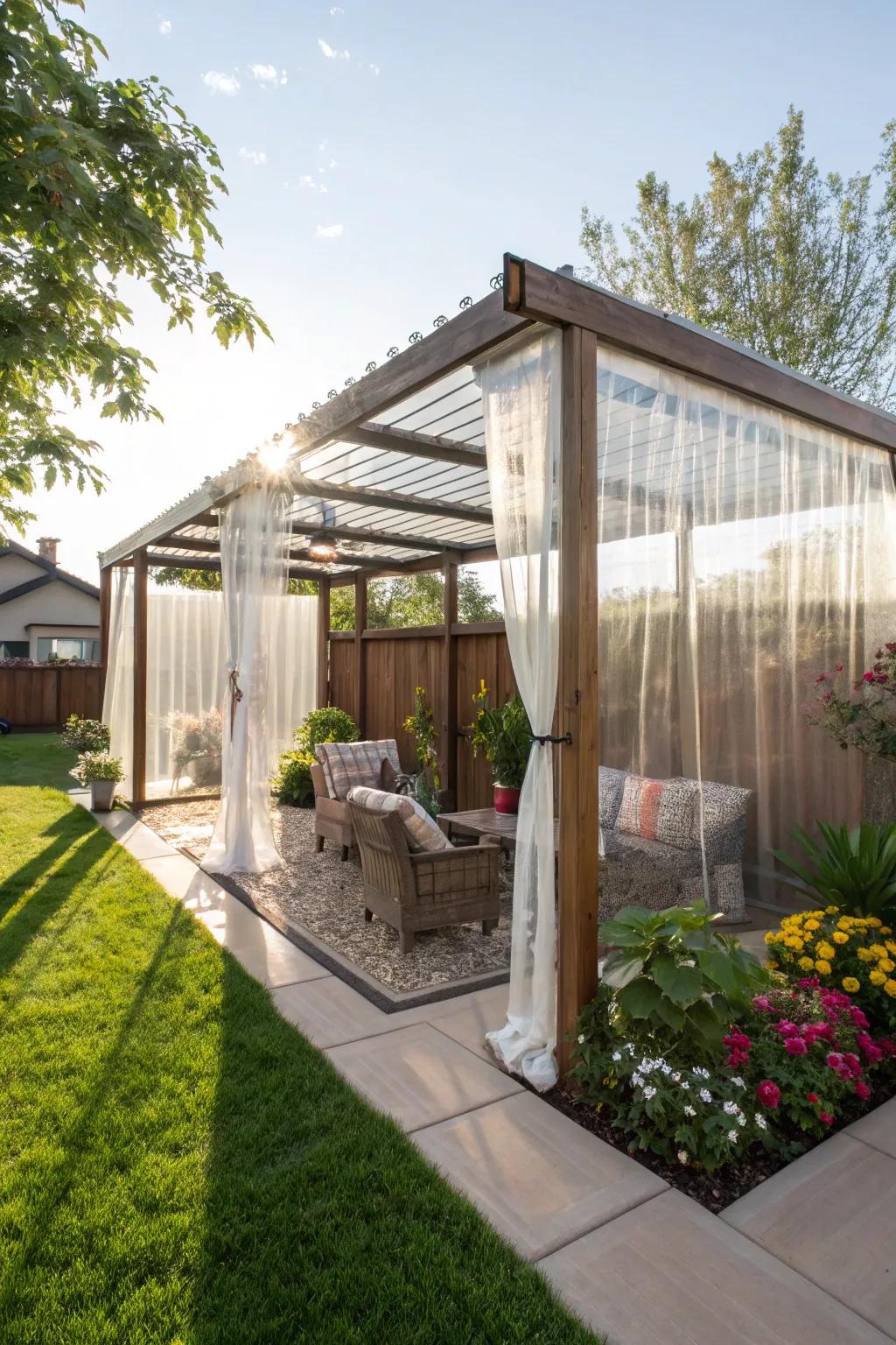 Transparent panels for clear views and protection