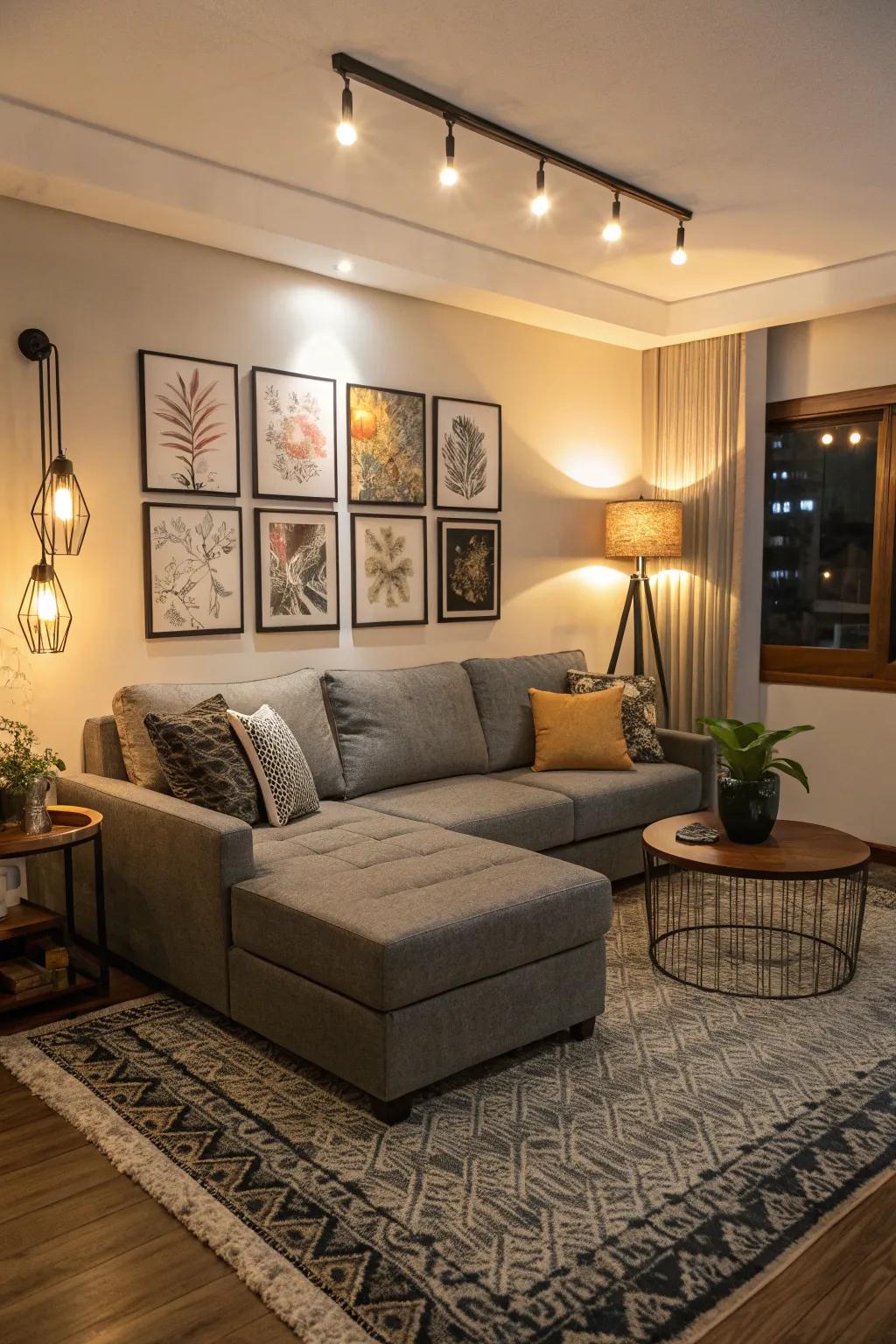 Sectional sofas optimize both seating and style.