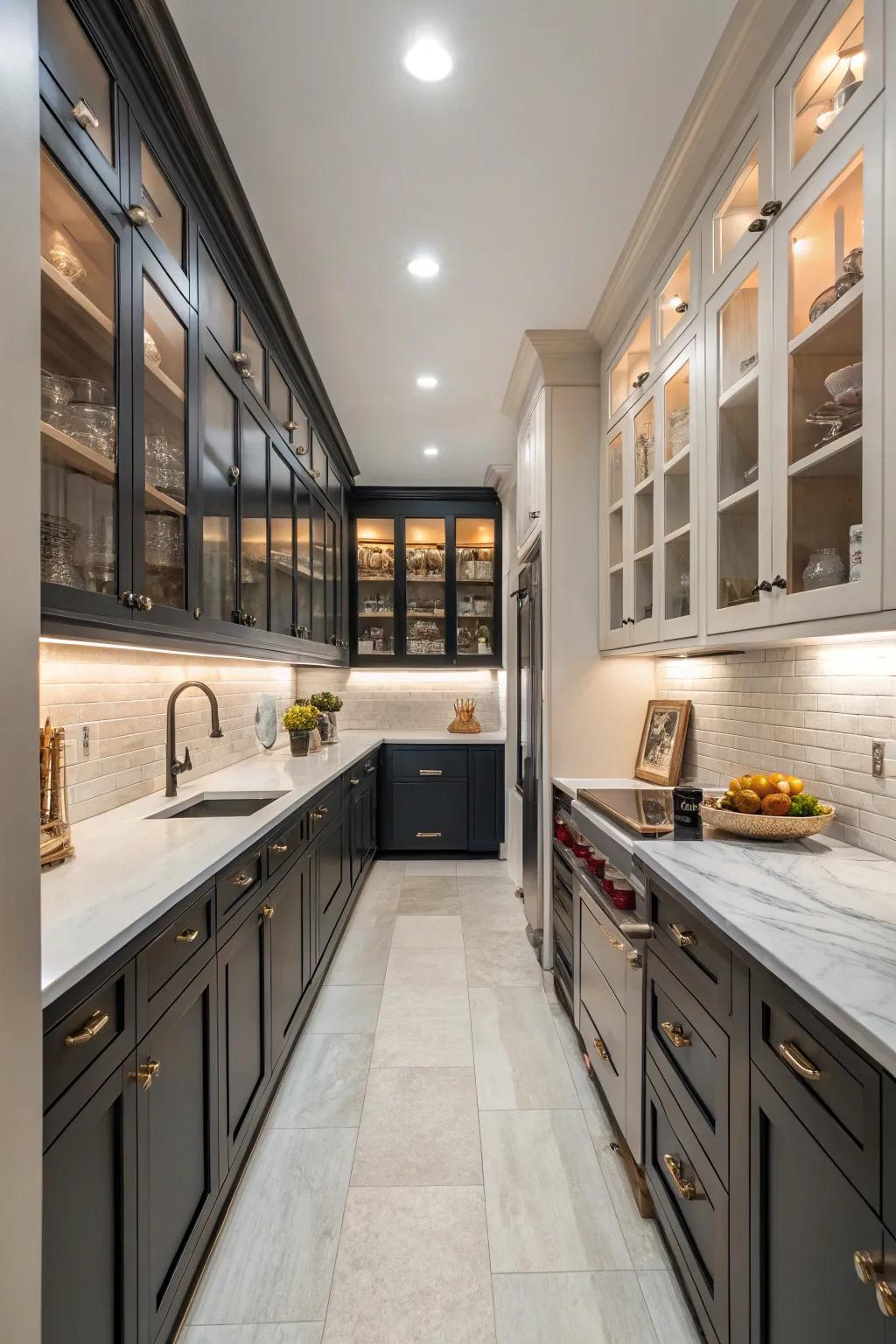 Dual colors for a vibrant space.