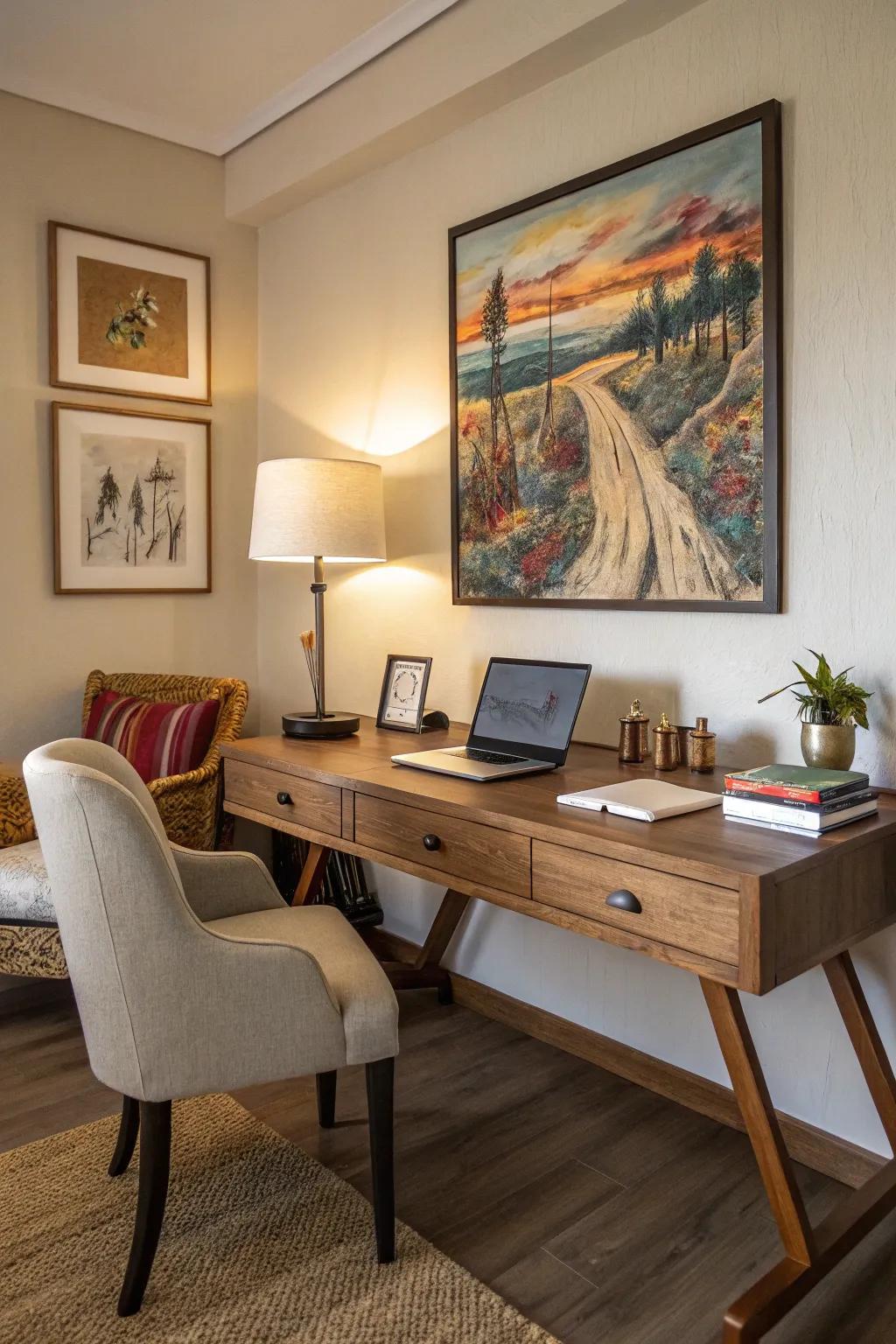 Direct attention to your cherished items through strategic accent lighting.