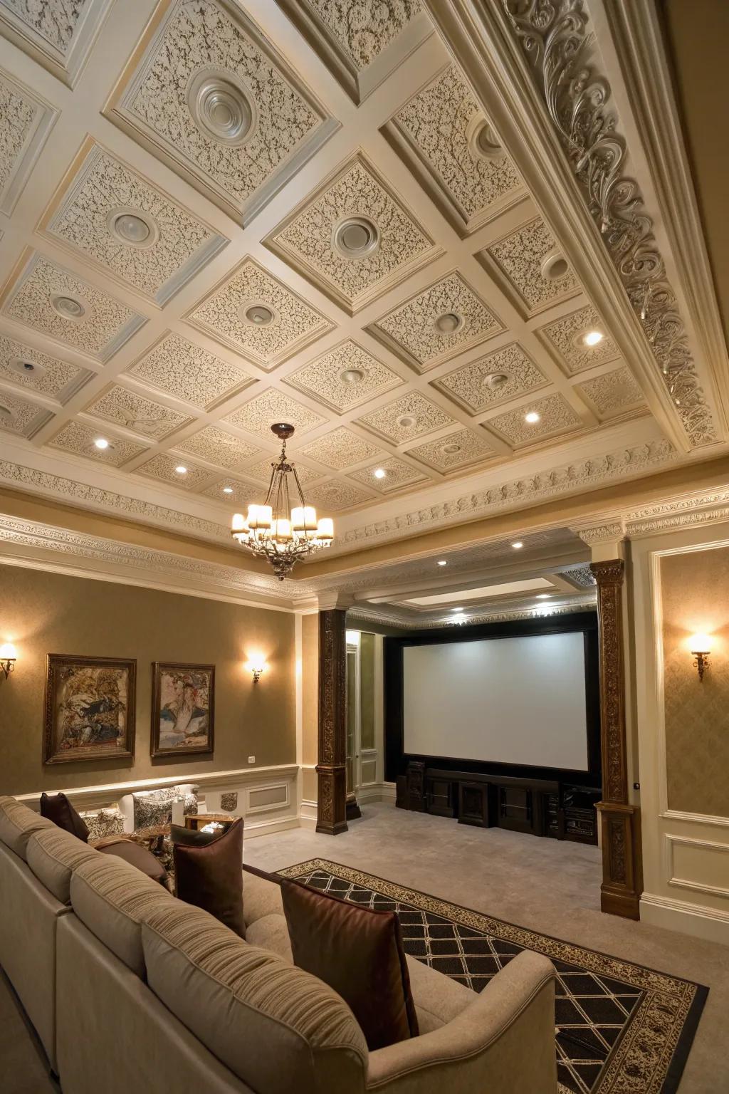 Introduce depth and timeless elegance using a panelled vault.