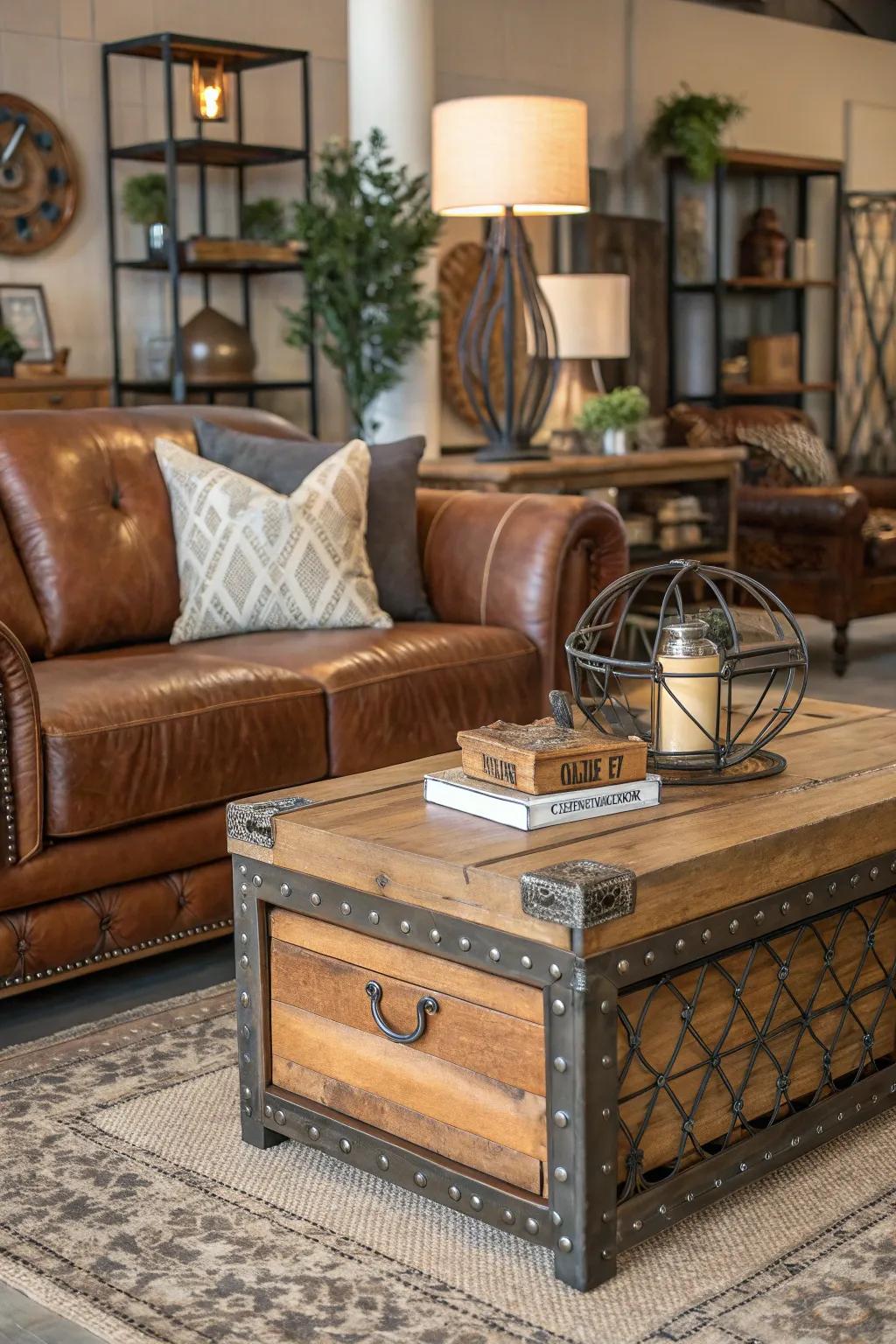 Combining textures adds depth and intrigue to the decor.