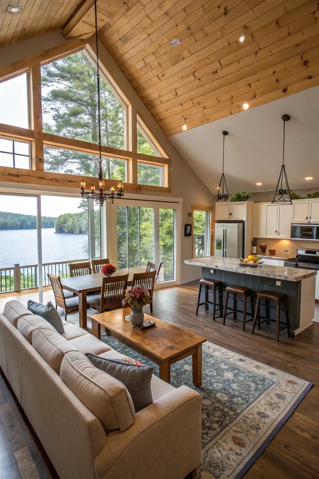 Open spaces encourage easy movement and interaction.