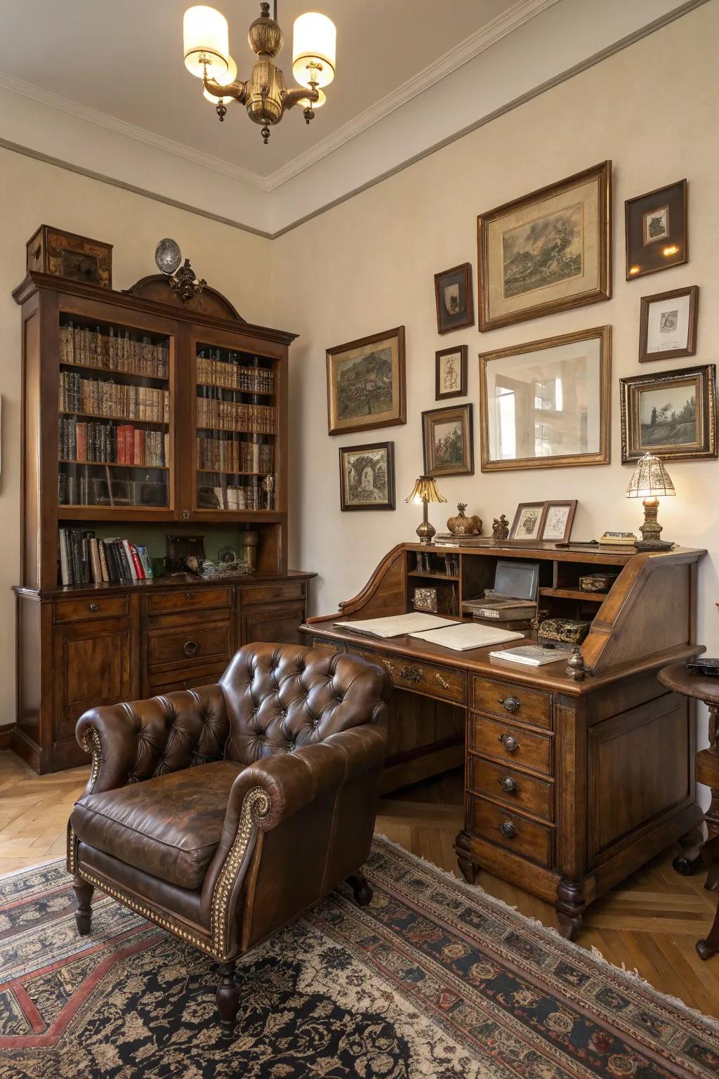 Infuse your space with charm through vintage decor.