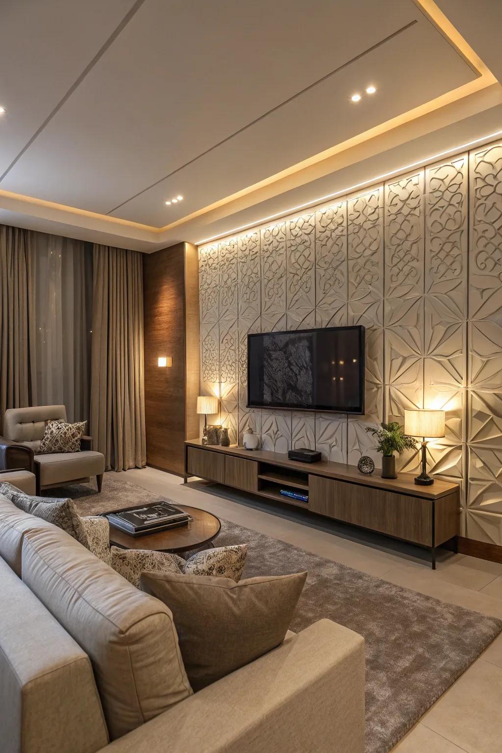 Wall panels that seamlessly integrate technology into your decor.