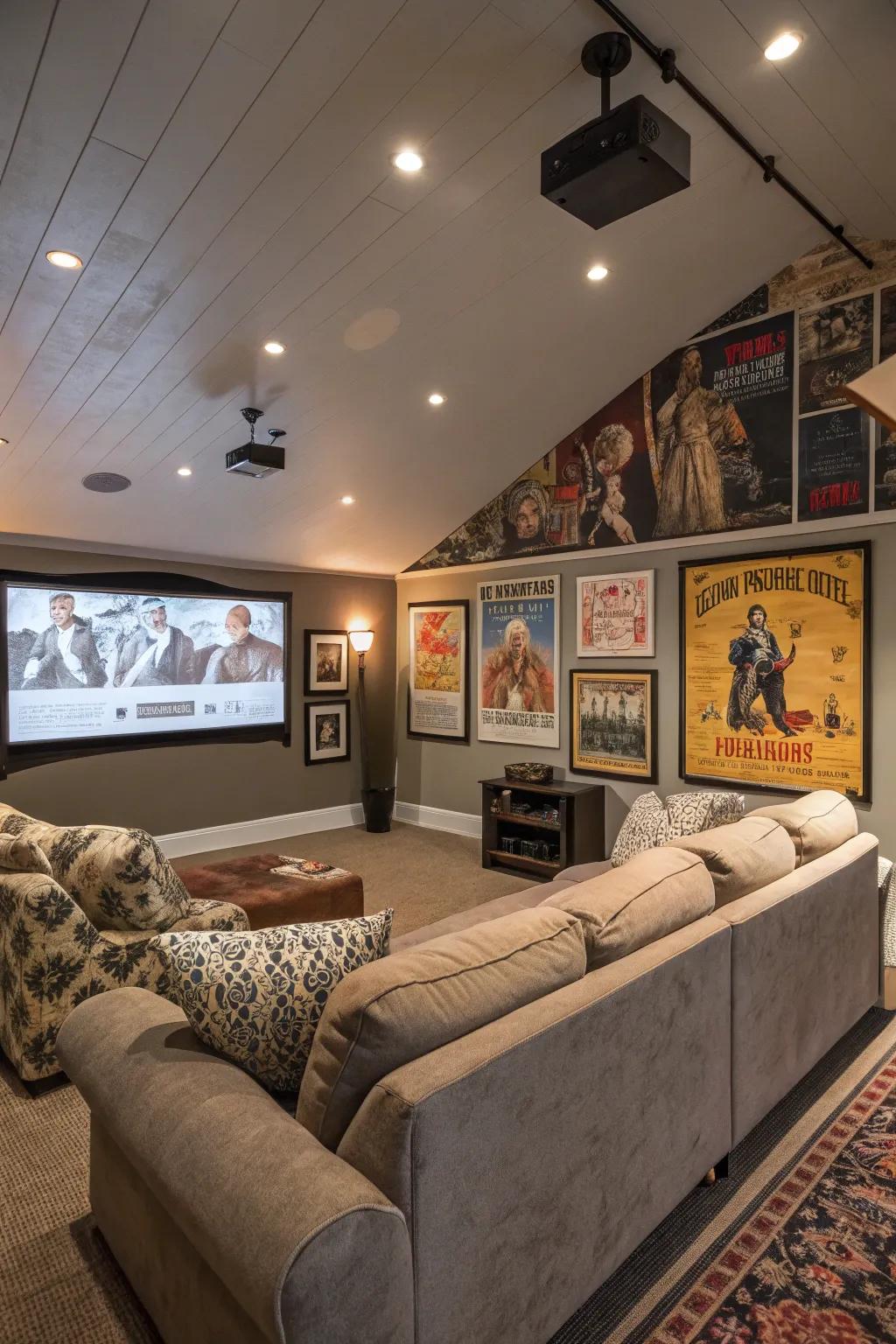 Add personality with themed decor that reflects your interests.