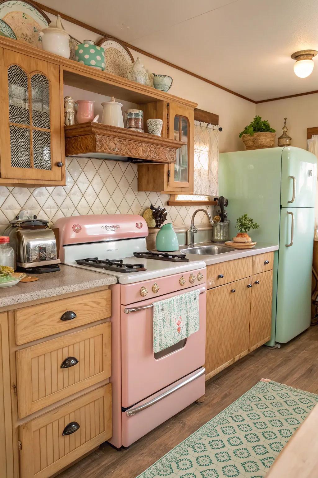 Retro appliances offer a smooth mix of old charm and modern performance.
