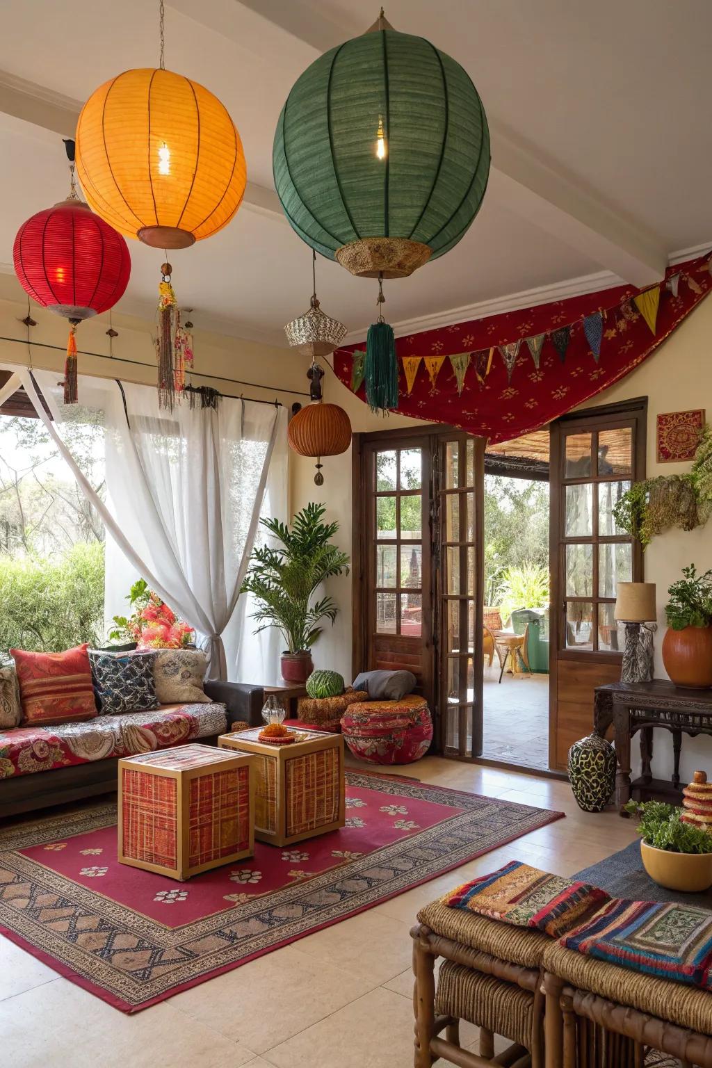 The cultural fusion theme celebrates diversity and worldwide influences.