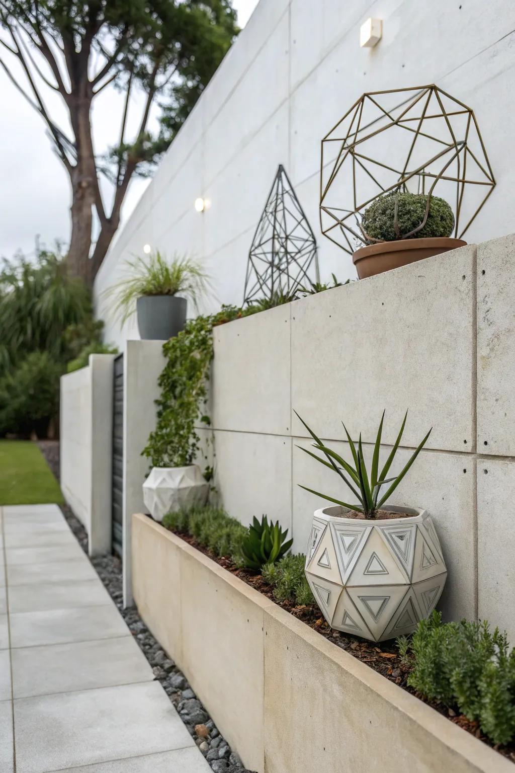 Modern resources deliver sophisticated garden walls.