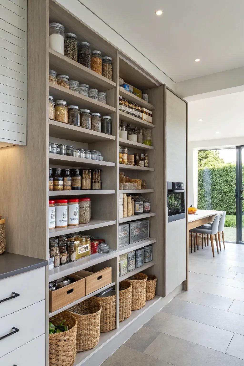 Maximize storage with vertical solutions.