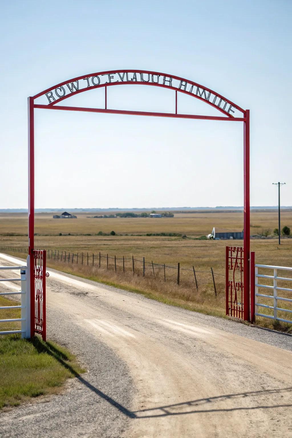 Contemporary meets traditional alongside metal structures.