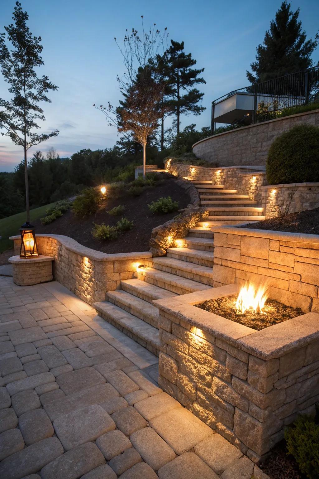 Enhance your outdoor space through masterful workmanship and bewitching illumination.