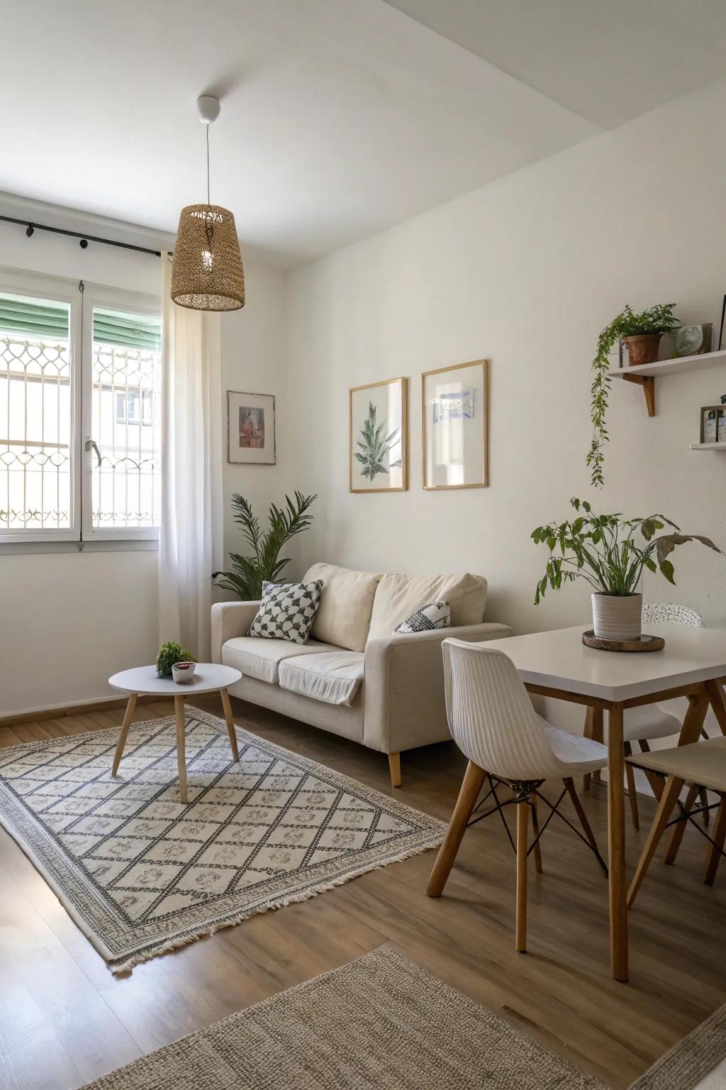 Streamlined design maintaining an uncluttered, open feel.