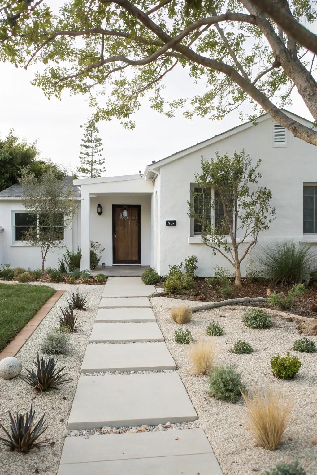 A minimalist design that emphasizes ease and tranquility.