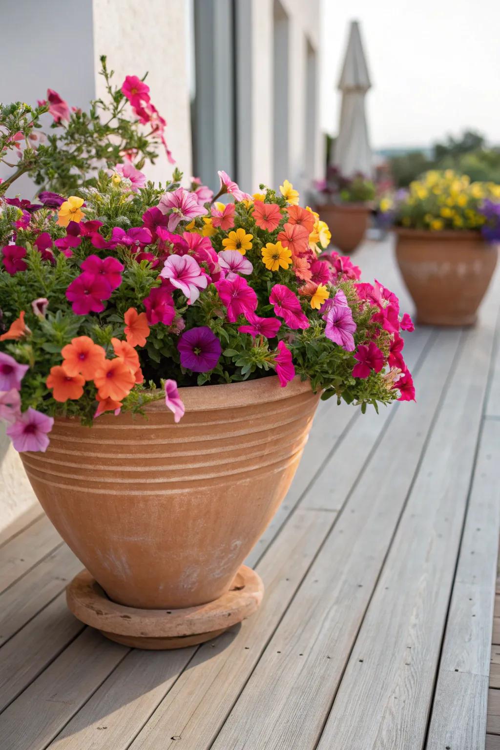 A Rainbow Cascade of Blooms: Embrace Nature’s Vibrant Palette.