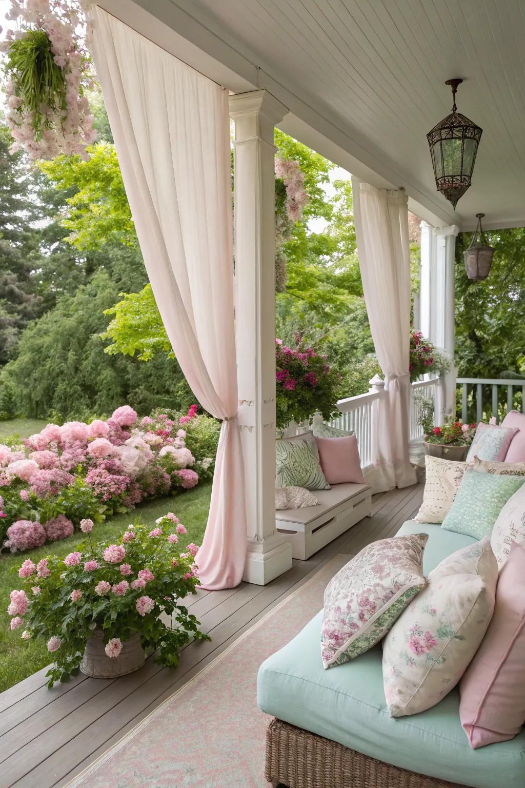 A subtle color scheme promotes a peaceful and unified look.