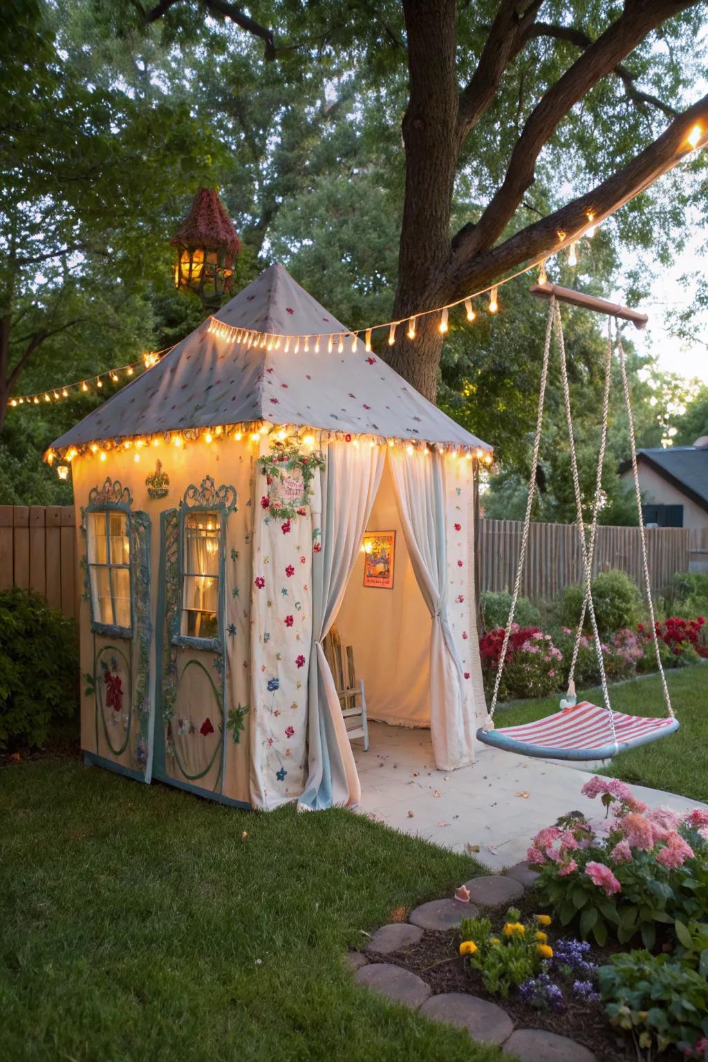 A magical playhouse for endless fun.