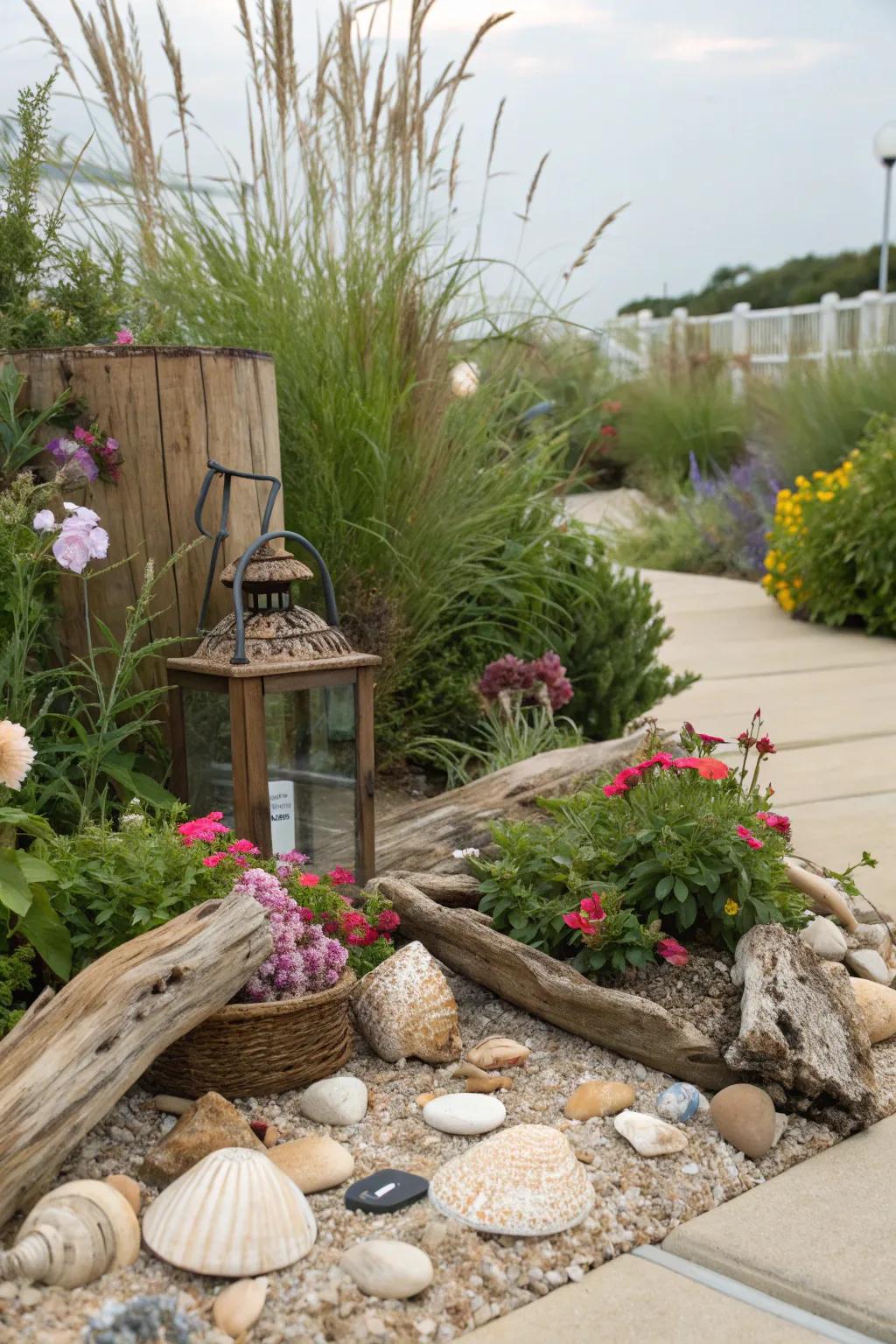 Transform a garden nook into a themed mini getaway.