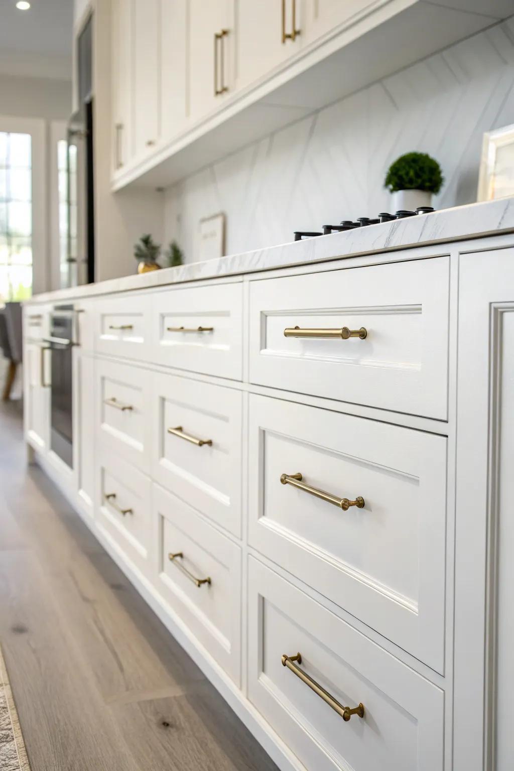 Integrated grips for a smooth and contemporary culinary design.