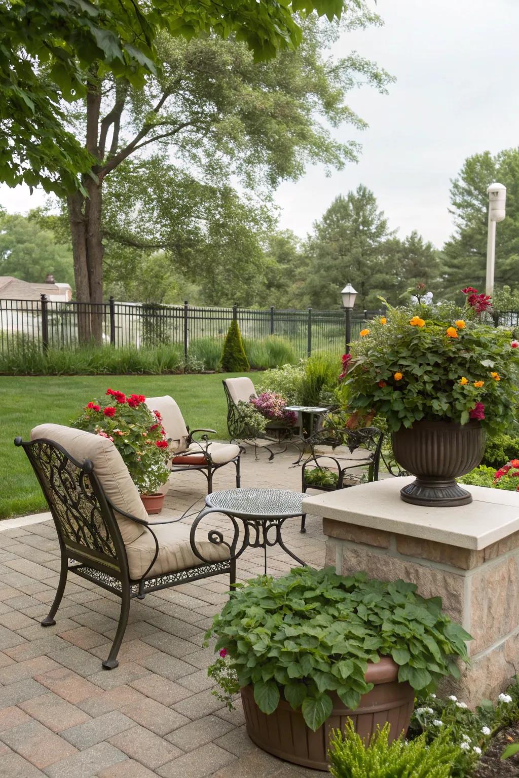 Decorative accents add personality and charm.