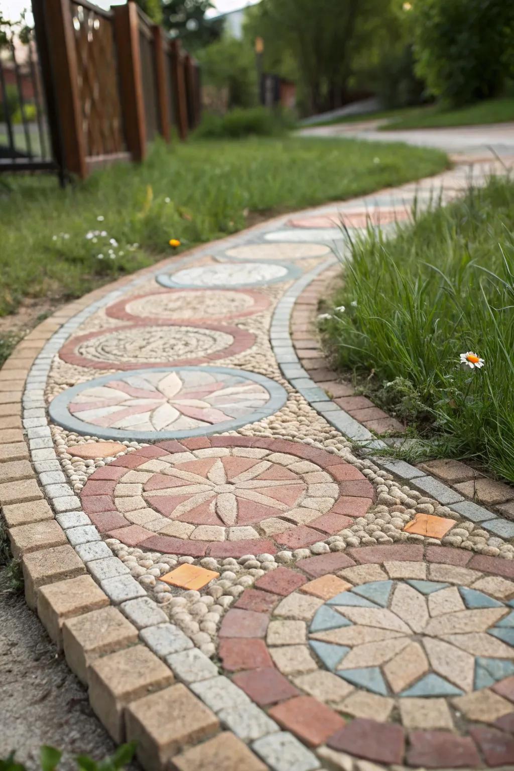 Step into a world of Mosaic Magic, where every step is a piece of art.