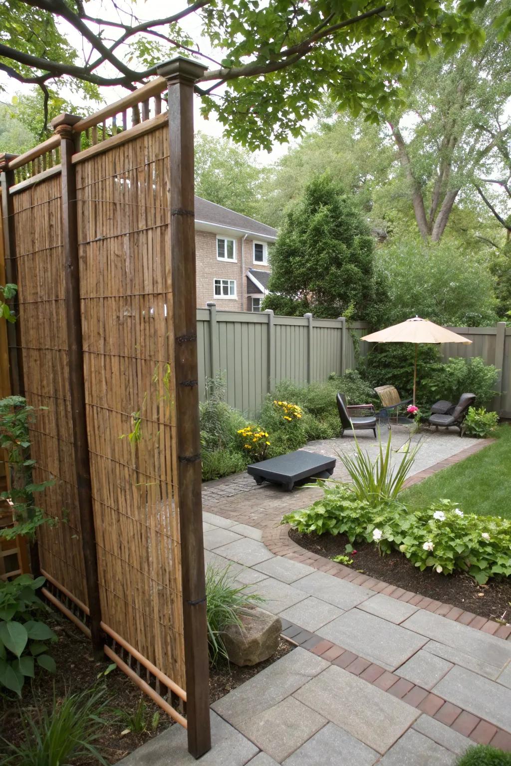 Confine displays introduce seclusion and style.