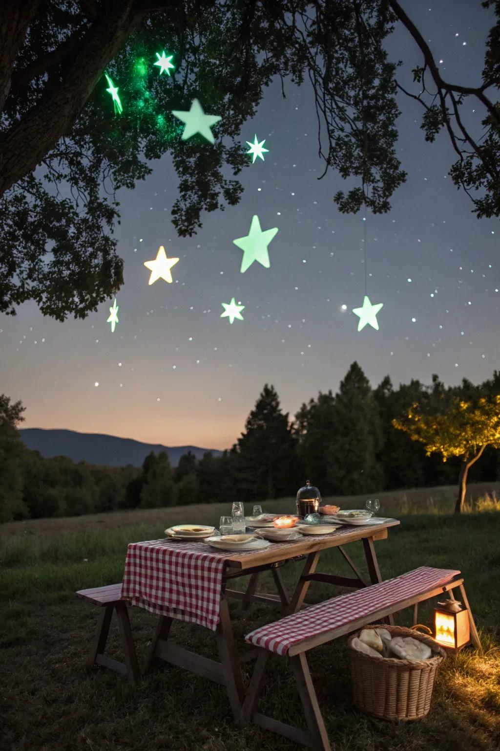 Experience the enchantment of breakfast under the stars.