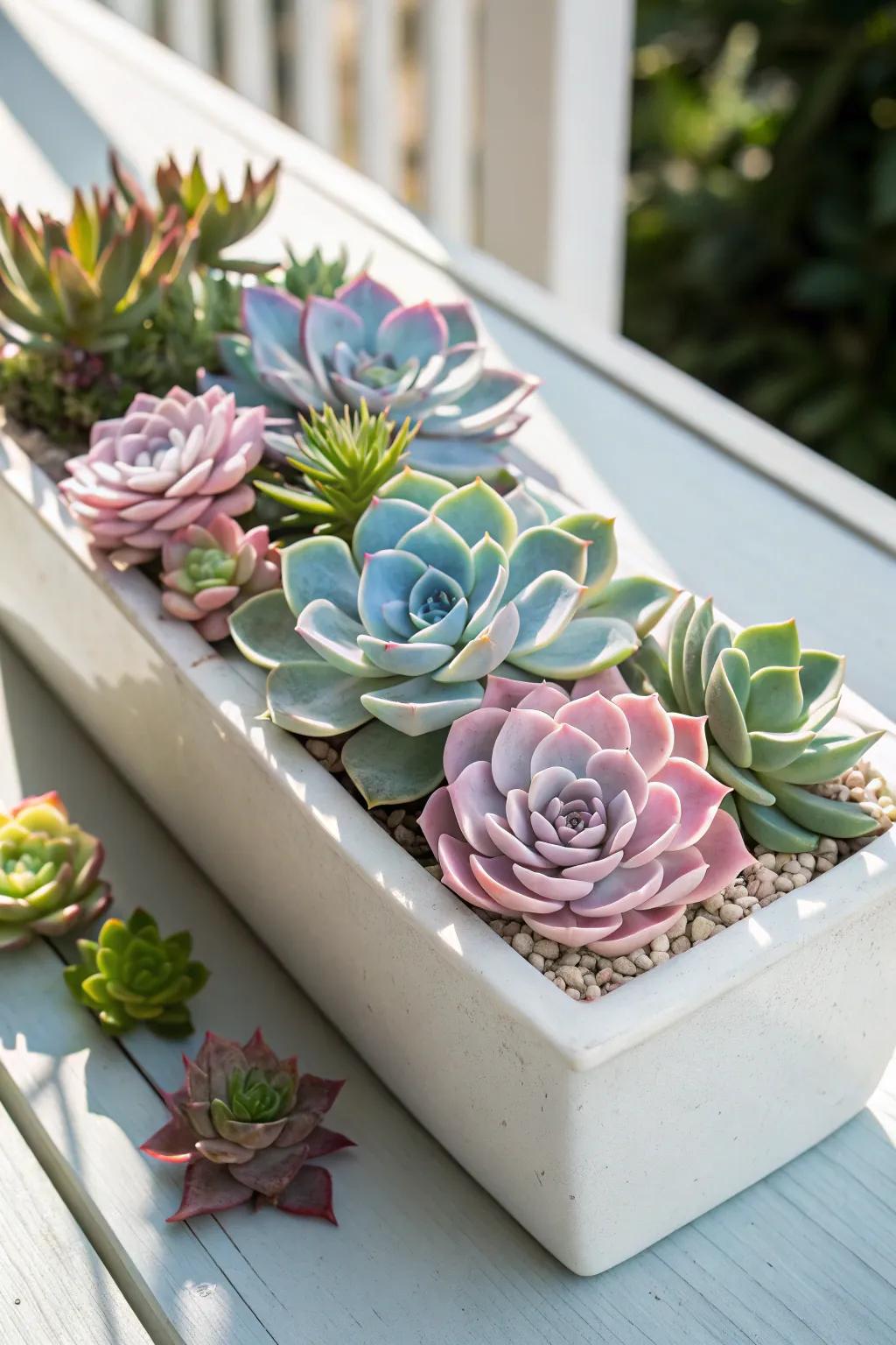 Echeveria delivers elegance and style.