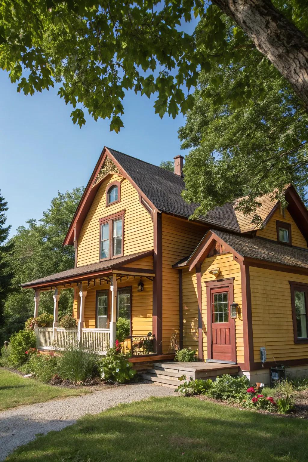 Welcome visitors with affable, earthy tones.