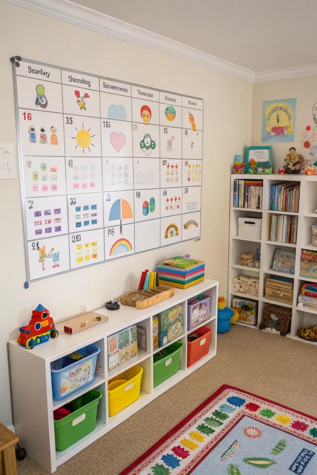 Visual planners make scheduling fun for little ones.