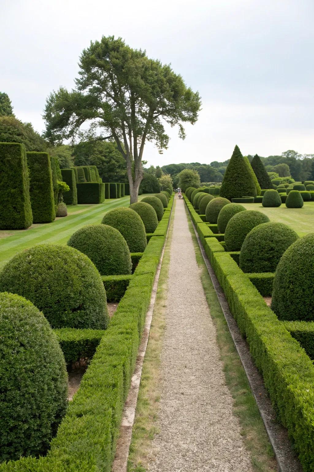 Formal hedges furnishing structure and equilibrium.