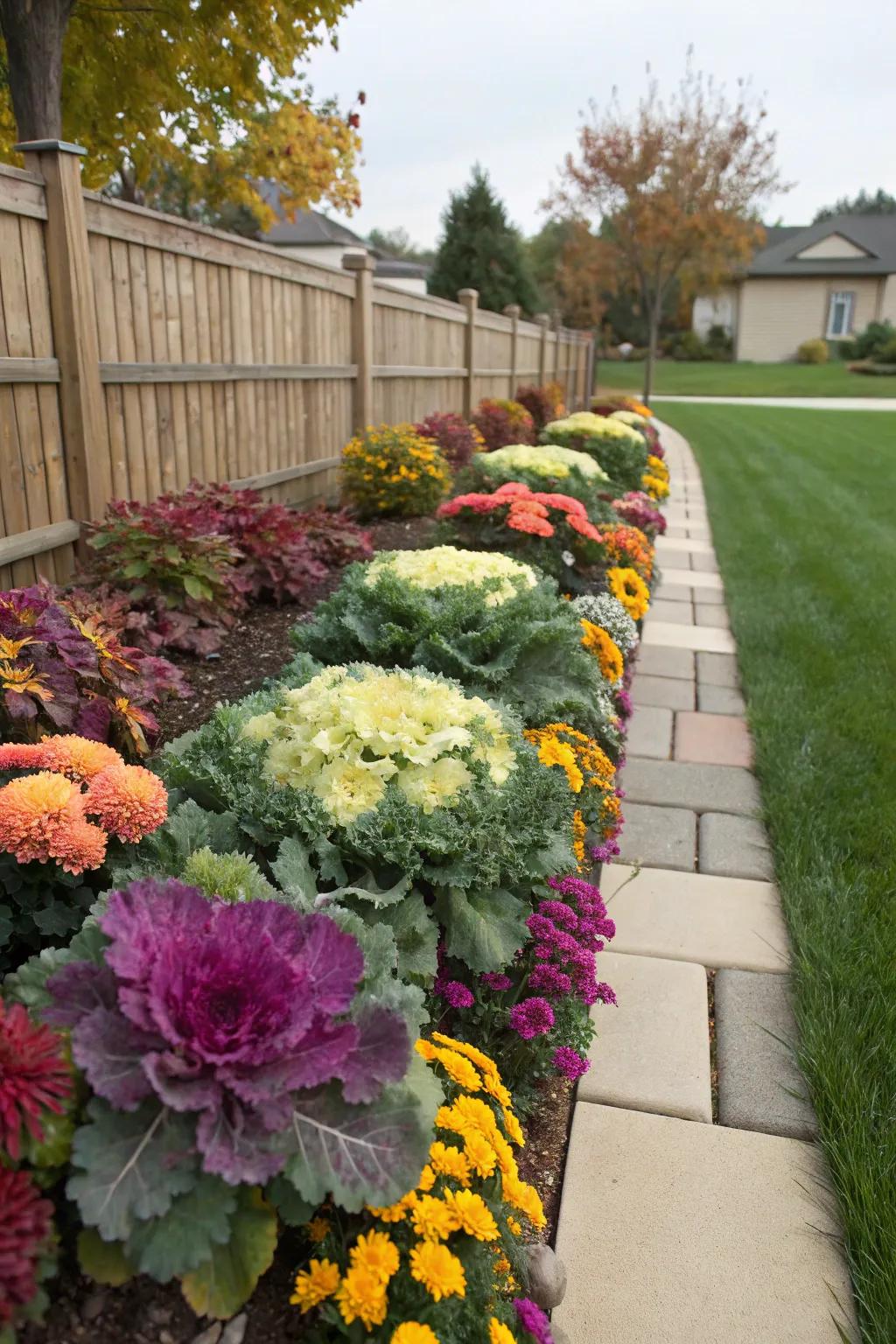 Enchant with distinctive plant combos in your autumn beds, creating a memorable spectacle.