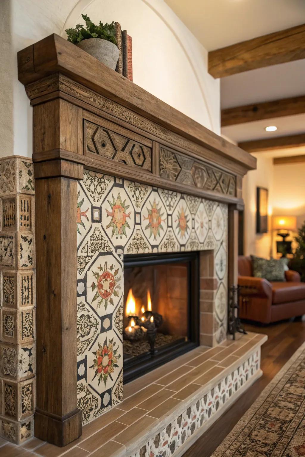 Transform your space with a rustic gas fireplace makeover that blends vintage charm and craftsmanship.