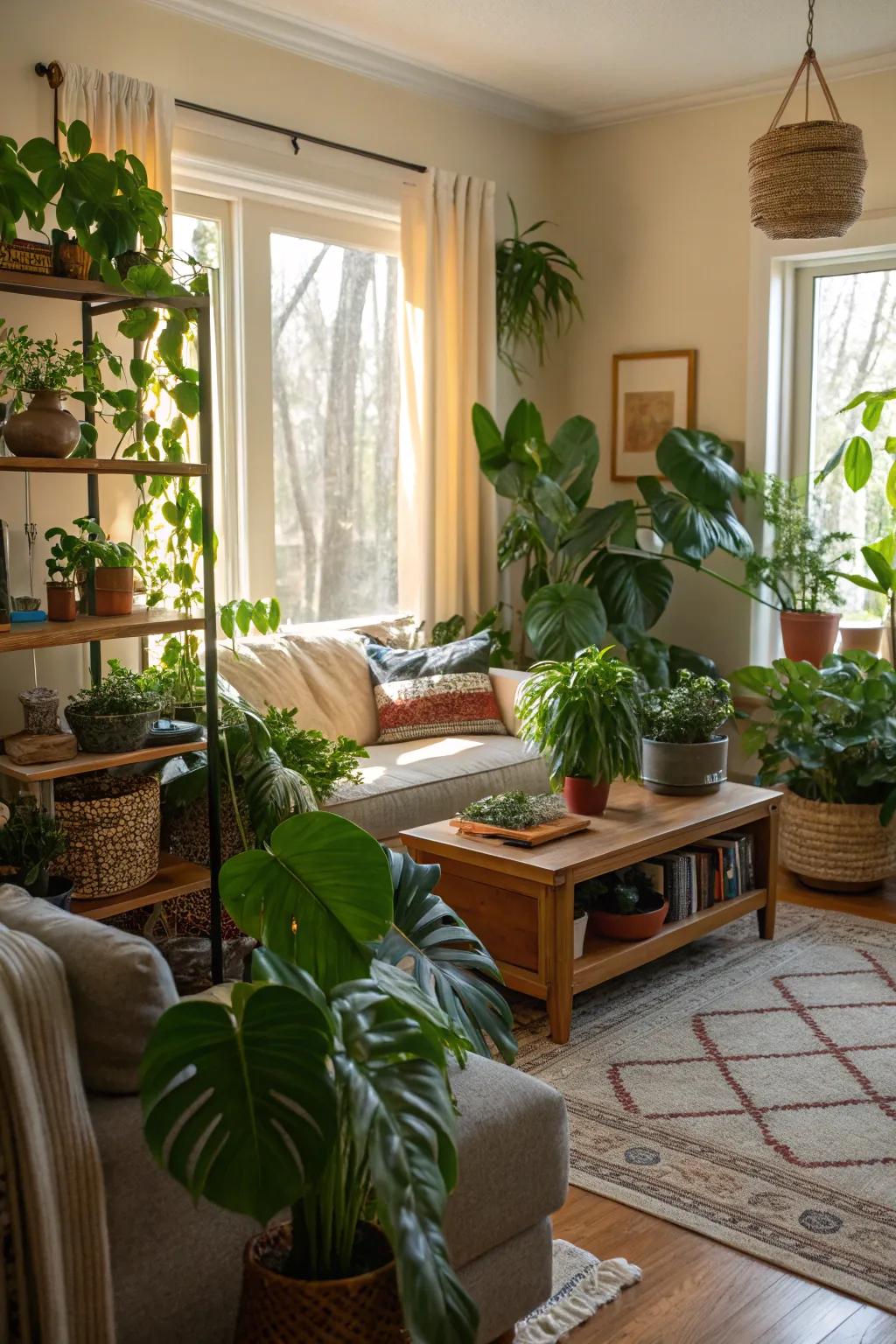 Indoor plants bring vitality and a touch of nature indoors.