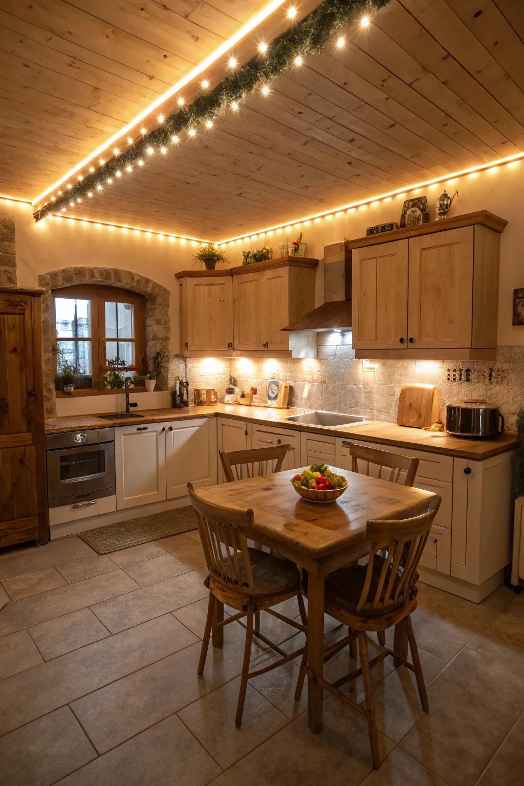 Envelop your space with all-around ceiling lighting for a warm, inviting sensation.