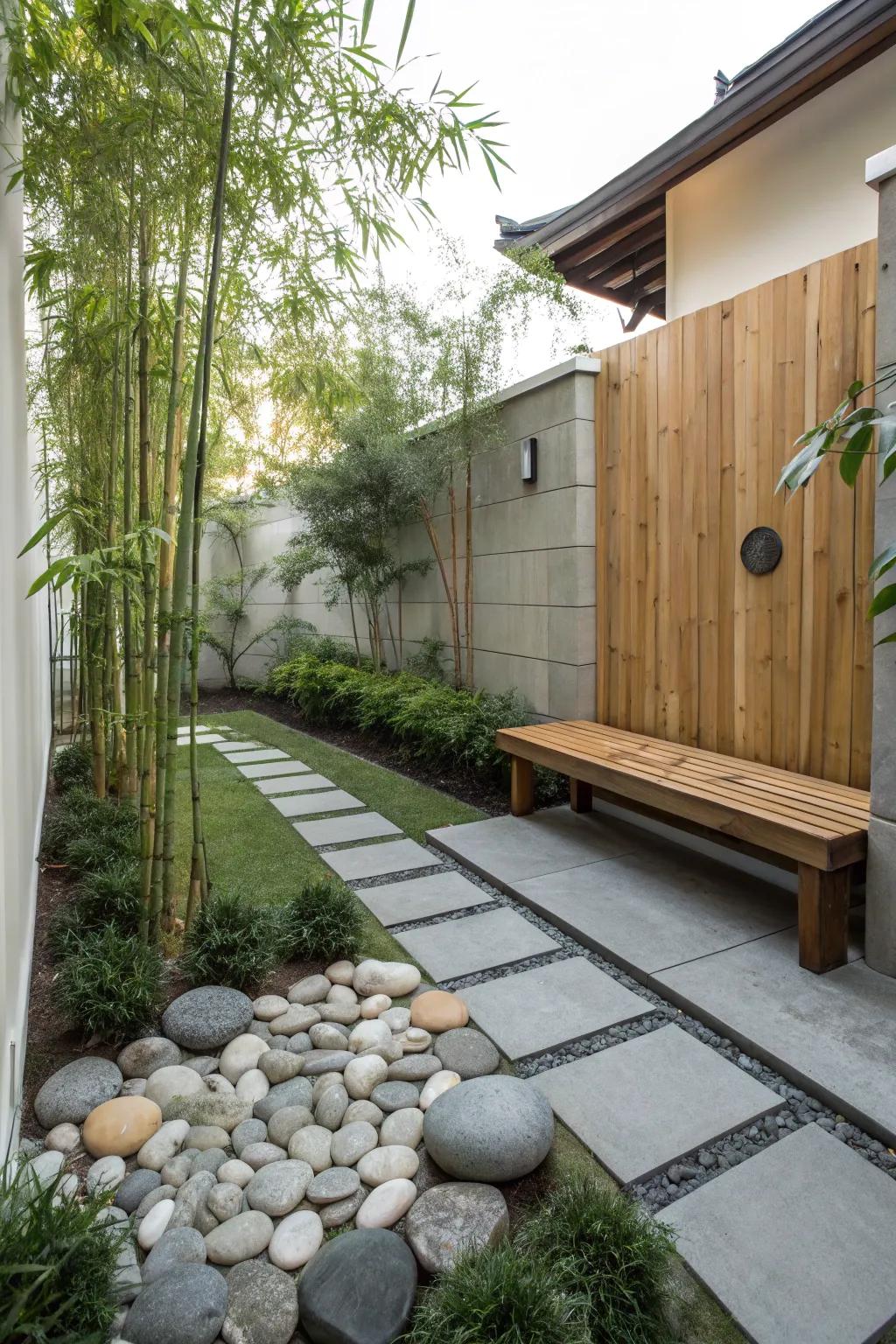 Transform a corner into a serene zen retreat.