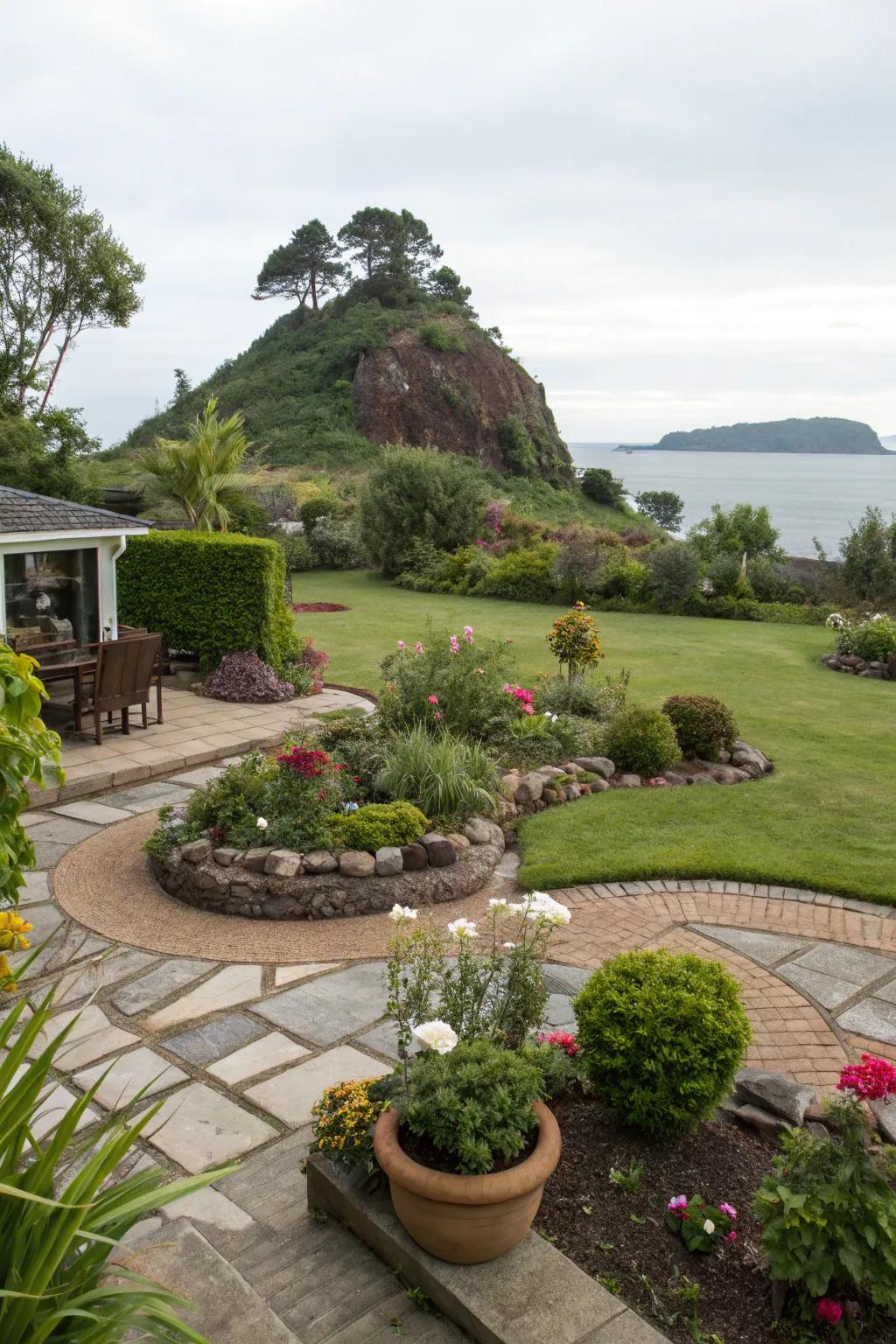 Position your island for maximum visual enjoyment.