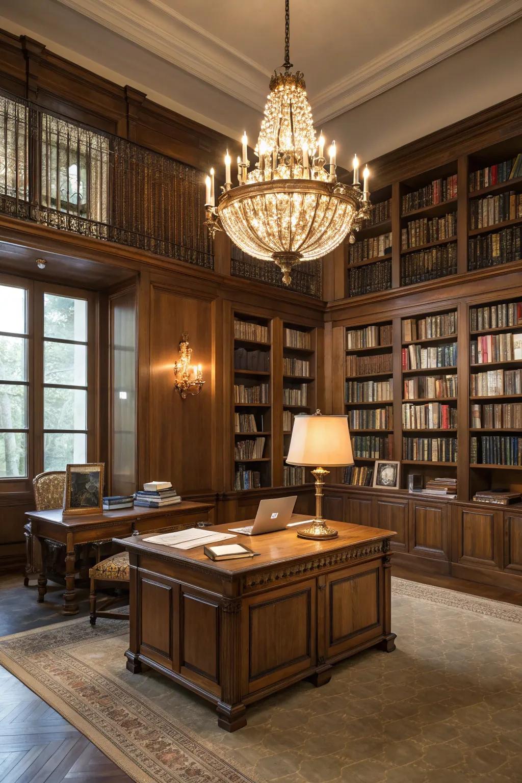 Illuminate your space with eye-catching lighting.