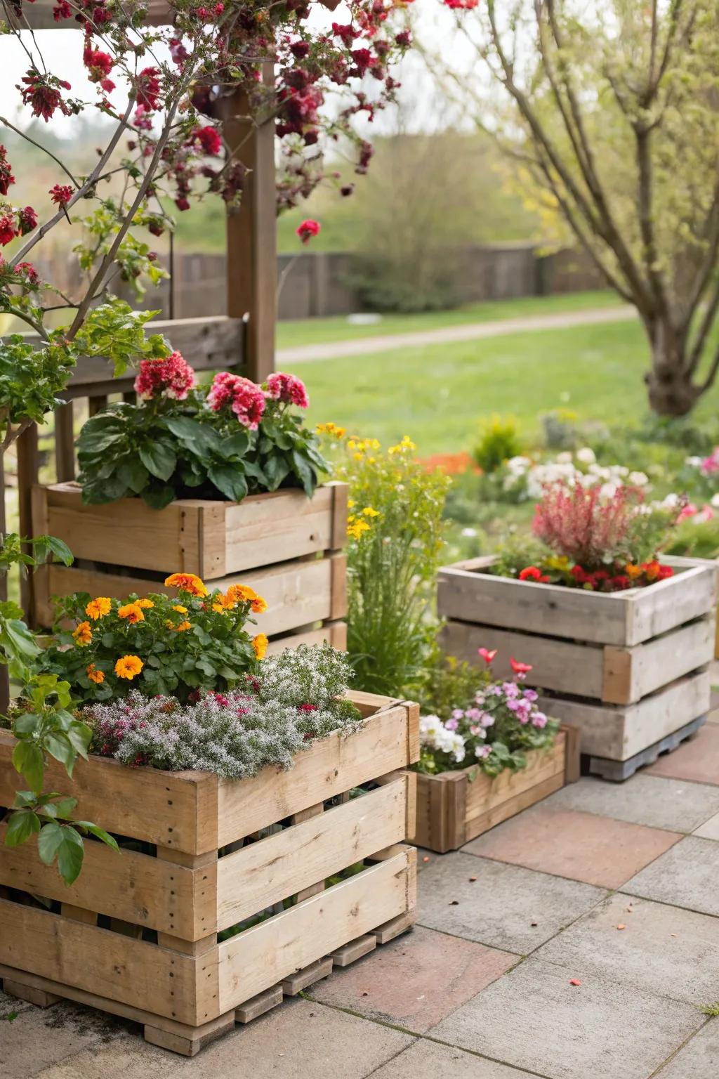 Upcycling brings individuality and sustainability to your garden design.