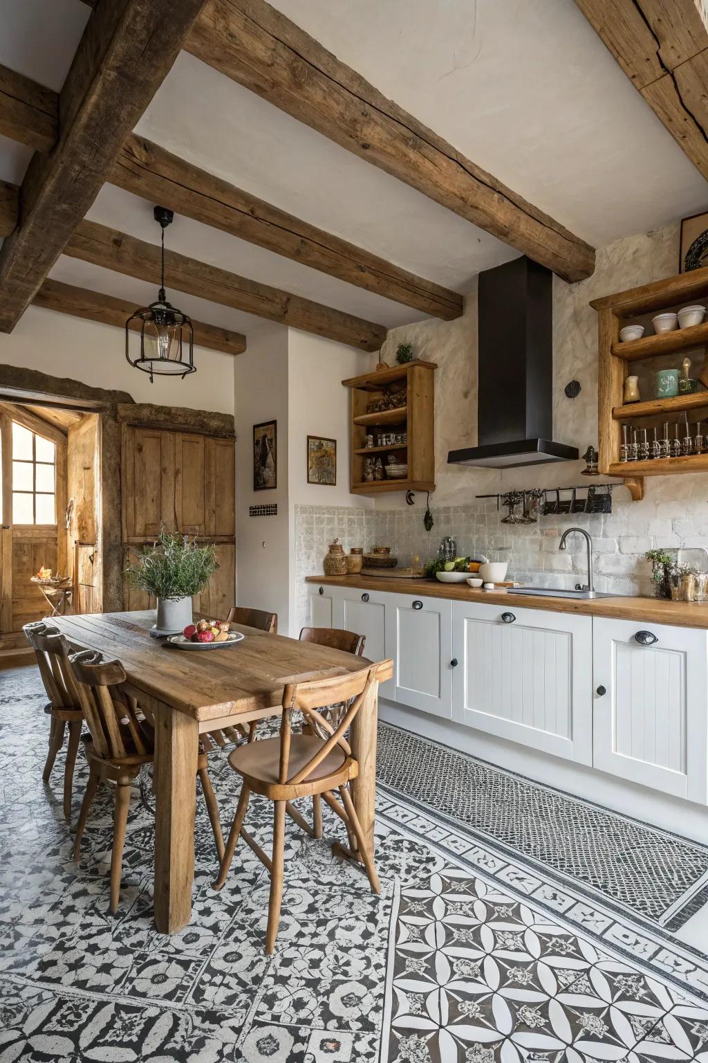 Classic flooring choices provide enduring elegance.