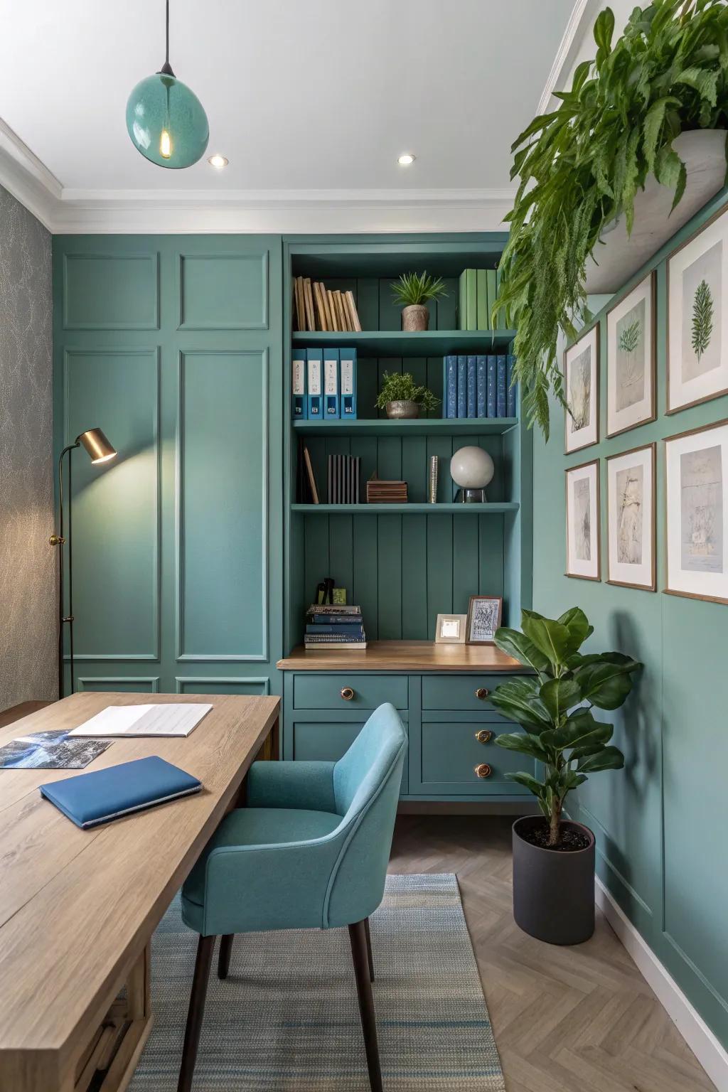 A carefully selected color scheme can improve focus and inspire creativity.