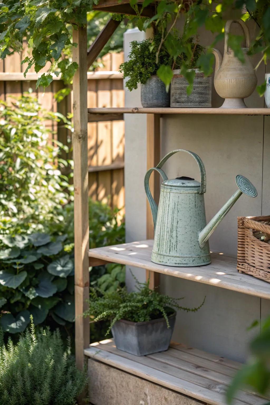 Elevate your garden space with a touch of whimsy and elegance—discover the charm of decorative watering cans.