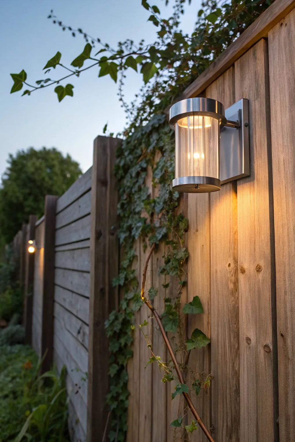 Illuminate your garden's beauty with minimalist elegance.