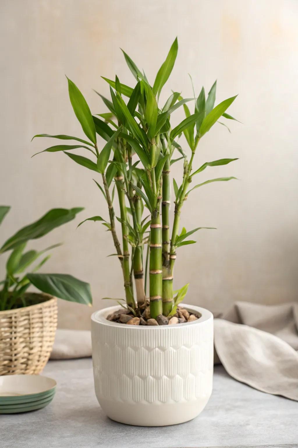 Achieve a state of zen through minimalist botanical displays.