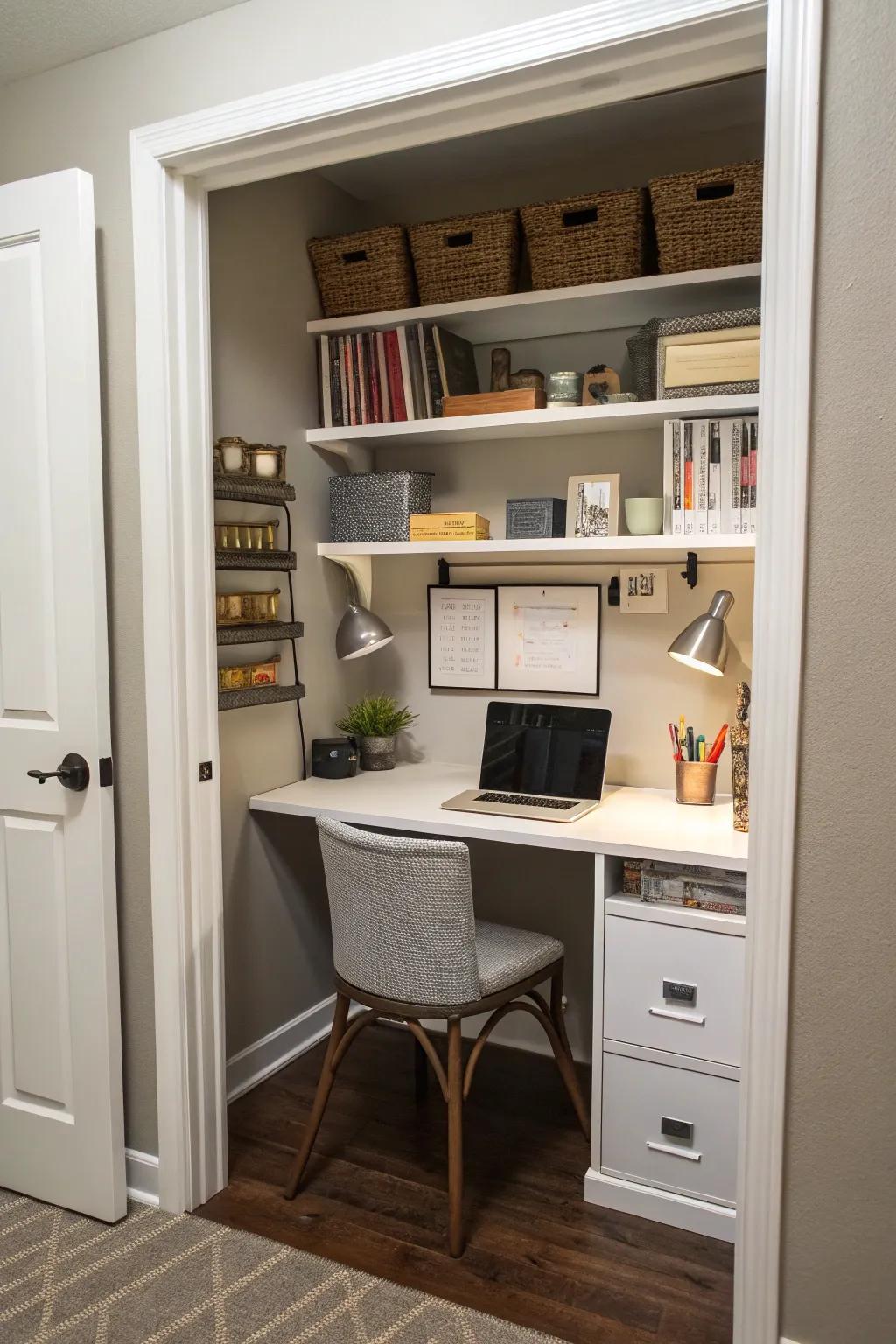 Small spaces, significant impact: converting nooks into efficient work zones.