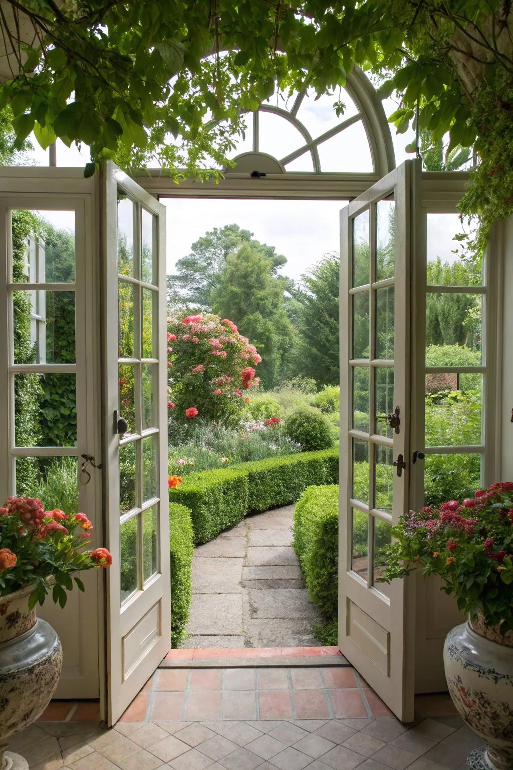 Seamlessly connect your conservatory to the outdoors.