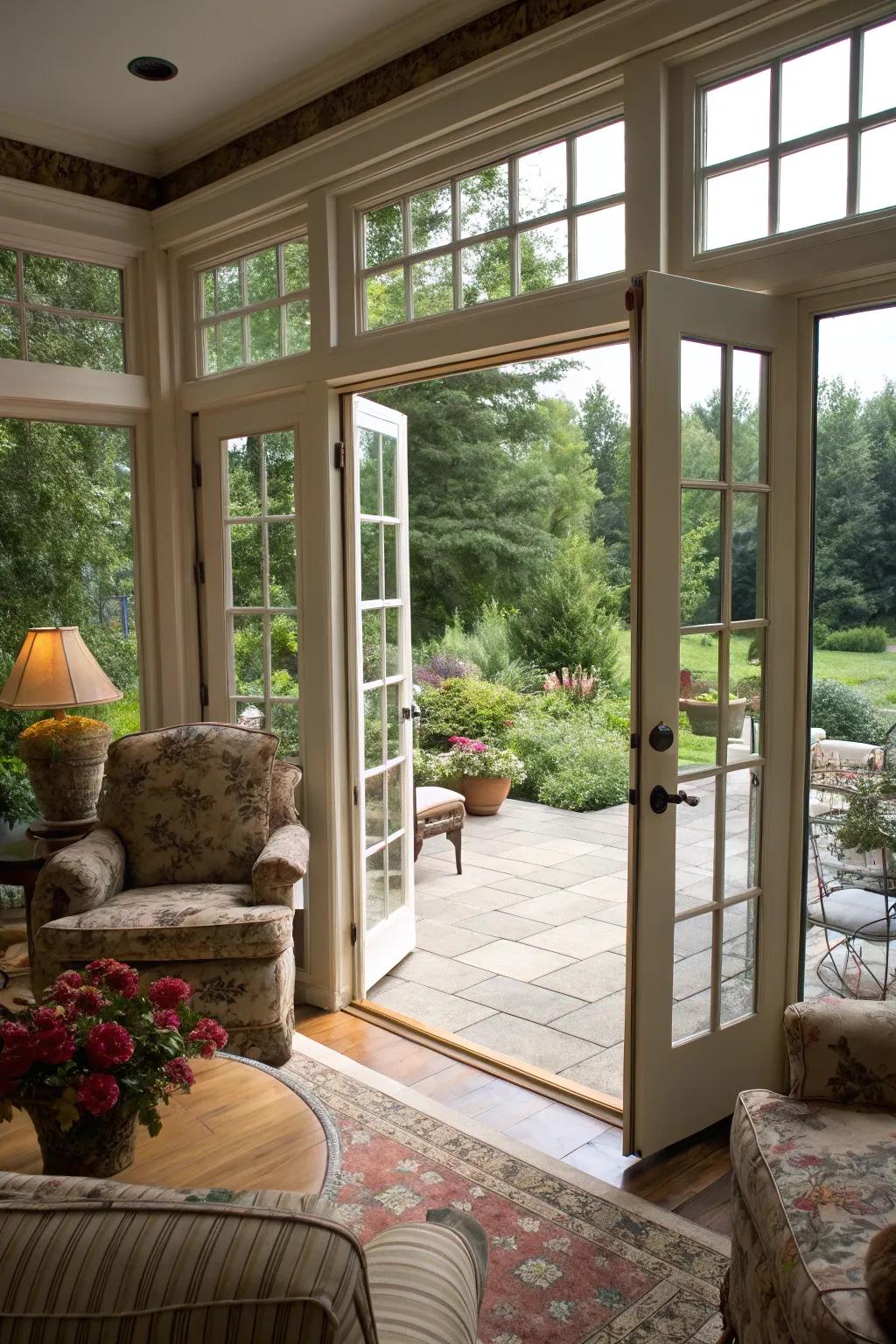 A seamless transition between indoor comfort and outdoor beauty.