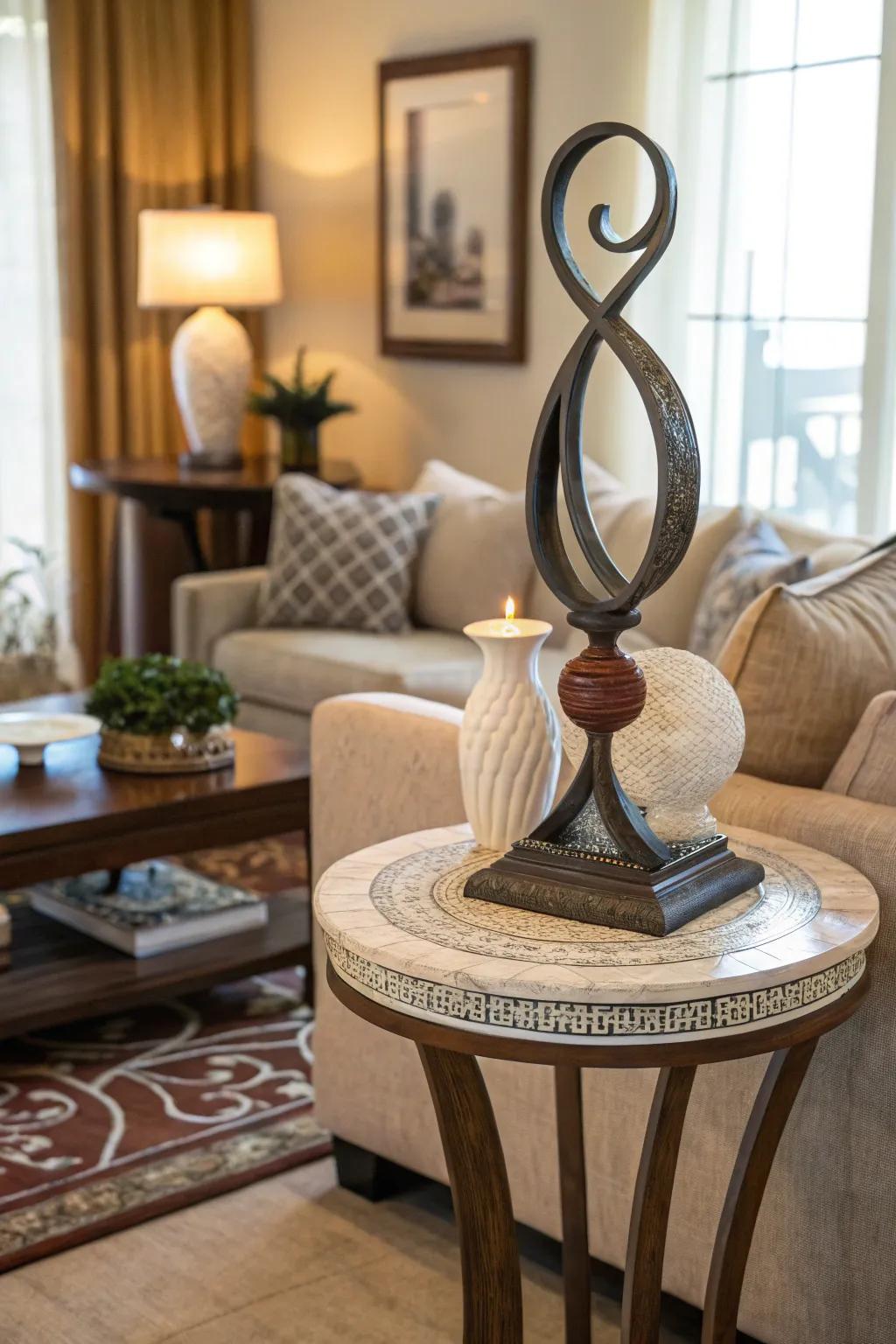 Make a statement using a unique artwork.